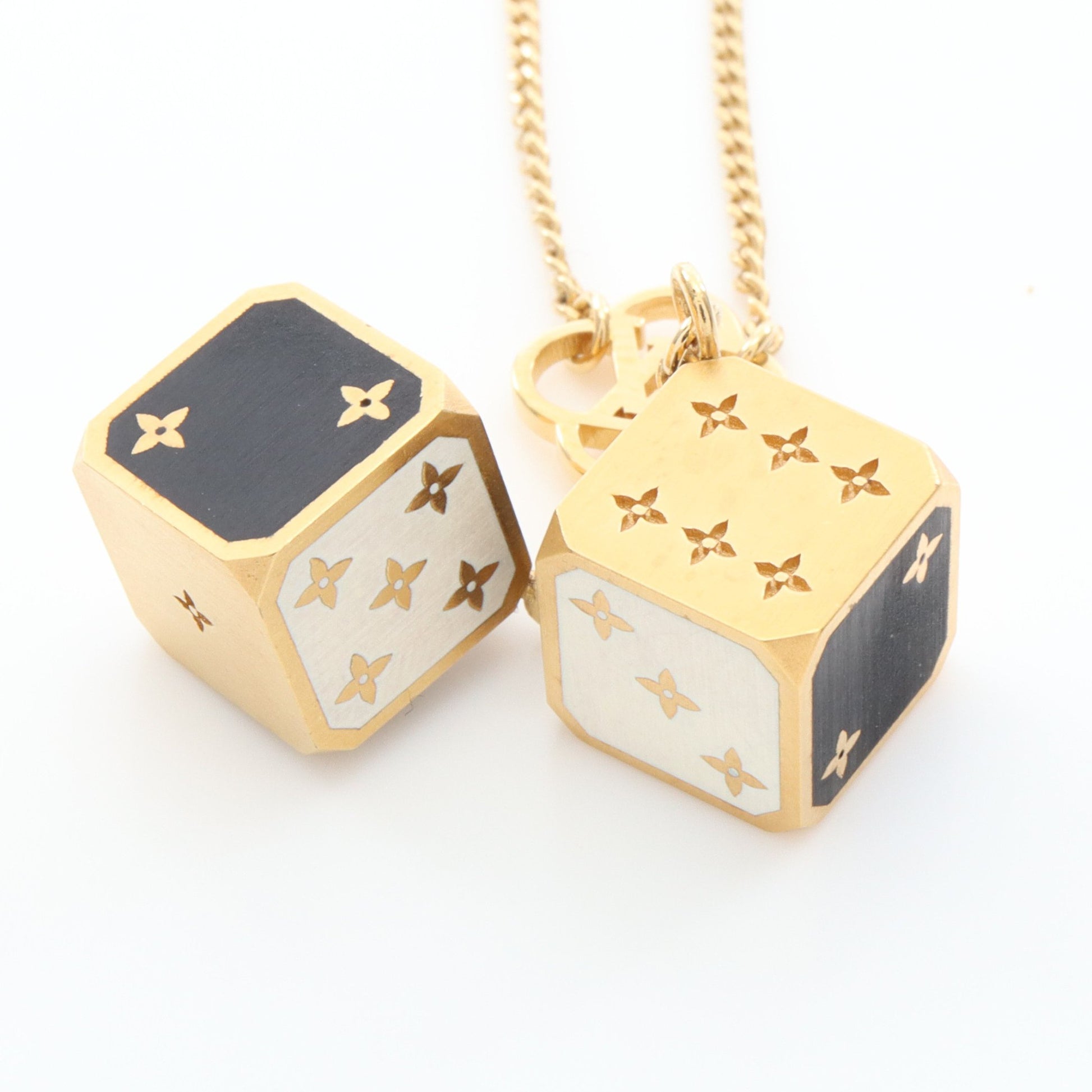 コリエ ゲーム オン ネックレス GP ゴールド ブラック ホワイト ルイヴィトン アクセサリー LOUIS VUITTON