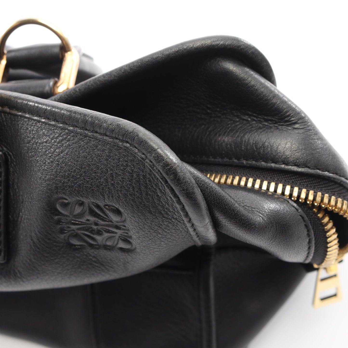 アマソナ36 2WAY ハンドバッグ レザー ブラック ロエベ バッグ LOEWE