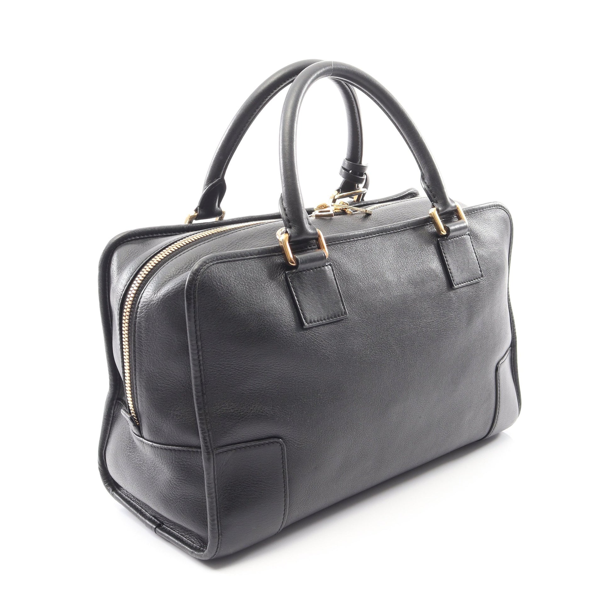 アマソナ36 2WAY ハンドバッグ レザー ブラック ロエベ バッグ LOEWE