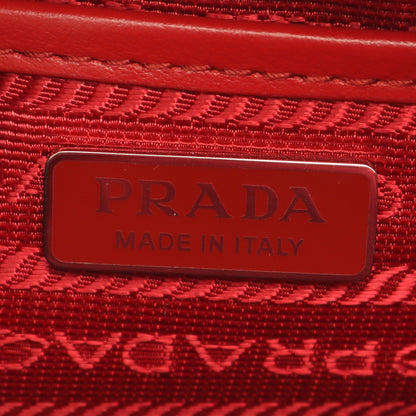 ダイアグラム バックパック リュックサック レザー レッド プラダ バッグ PRADA