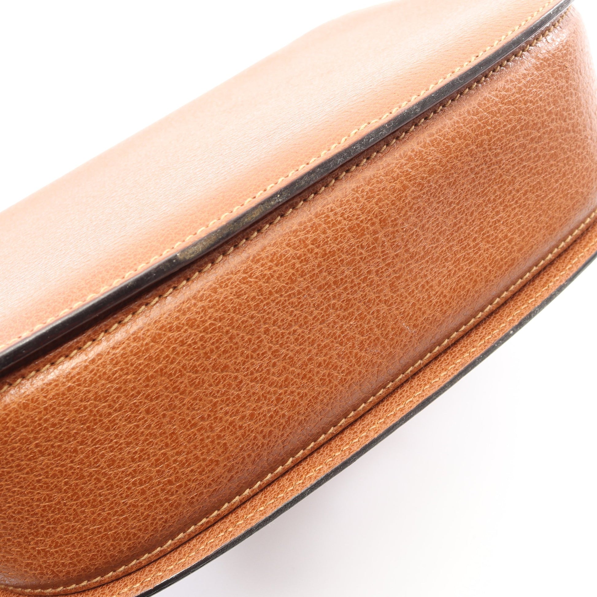 バンブー 2WAY ハンドバッグ レザー ブラウン グッチ バッグ GUCCI