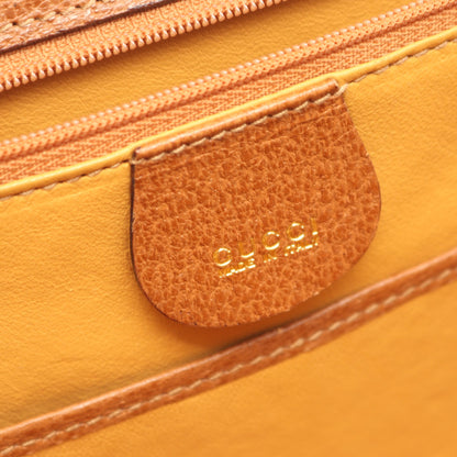 バンブー 2WAY ハンドバッグ レザー ブラウン グッチ バッグ GUCCI