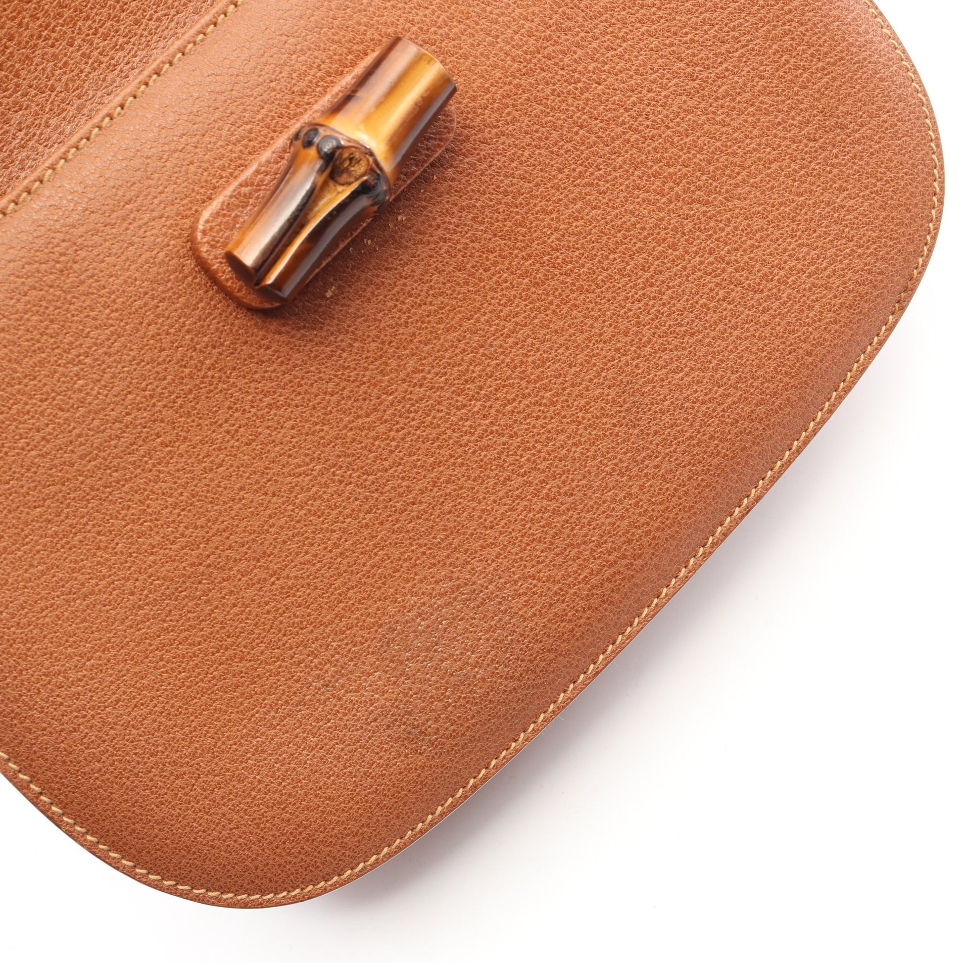 バンブー 2WAY ハンドバッグ レザー ブラウン グッチ バッグ GUCCI