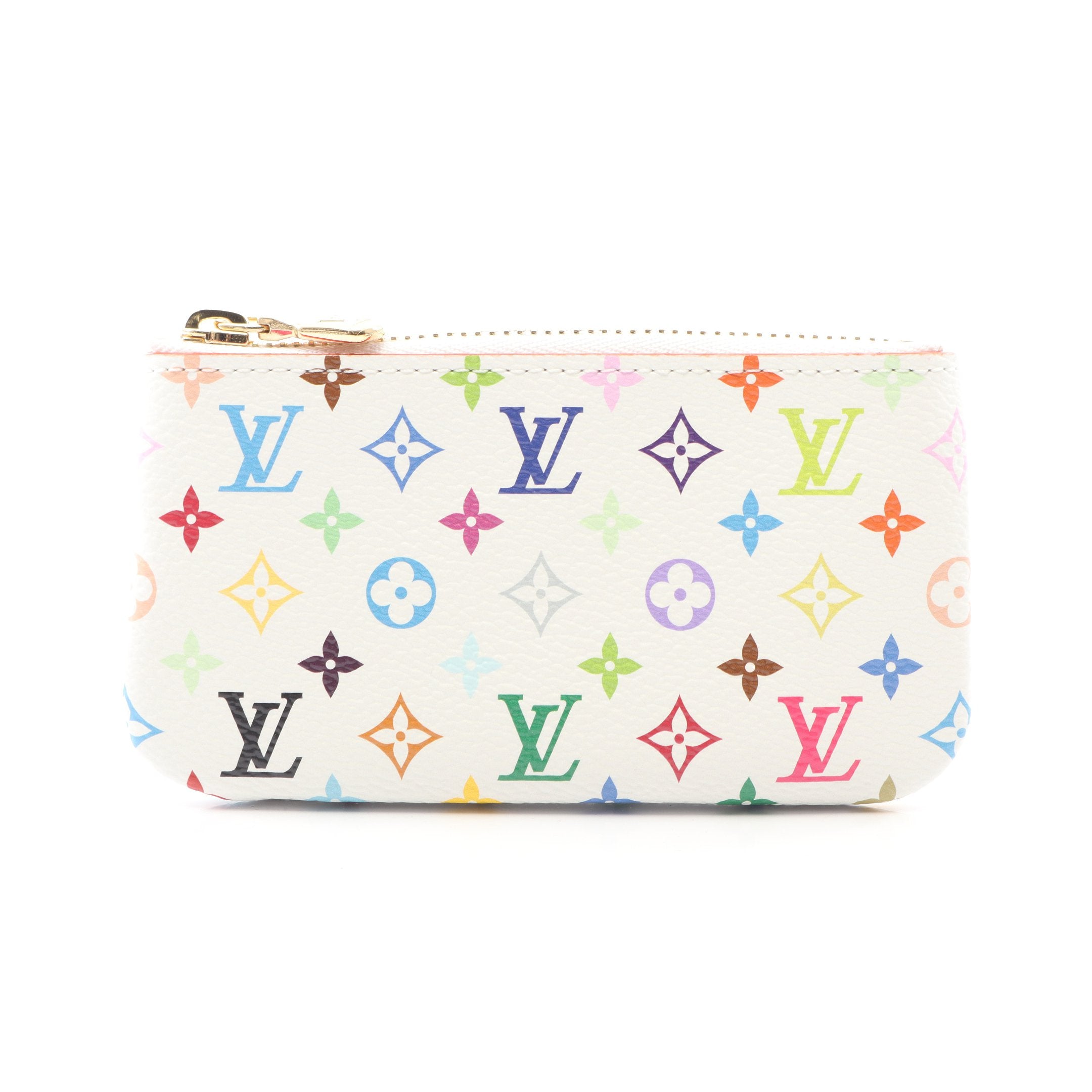 LOUIS VUITTON　モノグラムマルチカラーキーリング付ケース LV × TM カードキーケース ポシェット クレ モノグラムマルチカラー