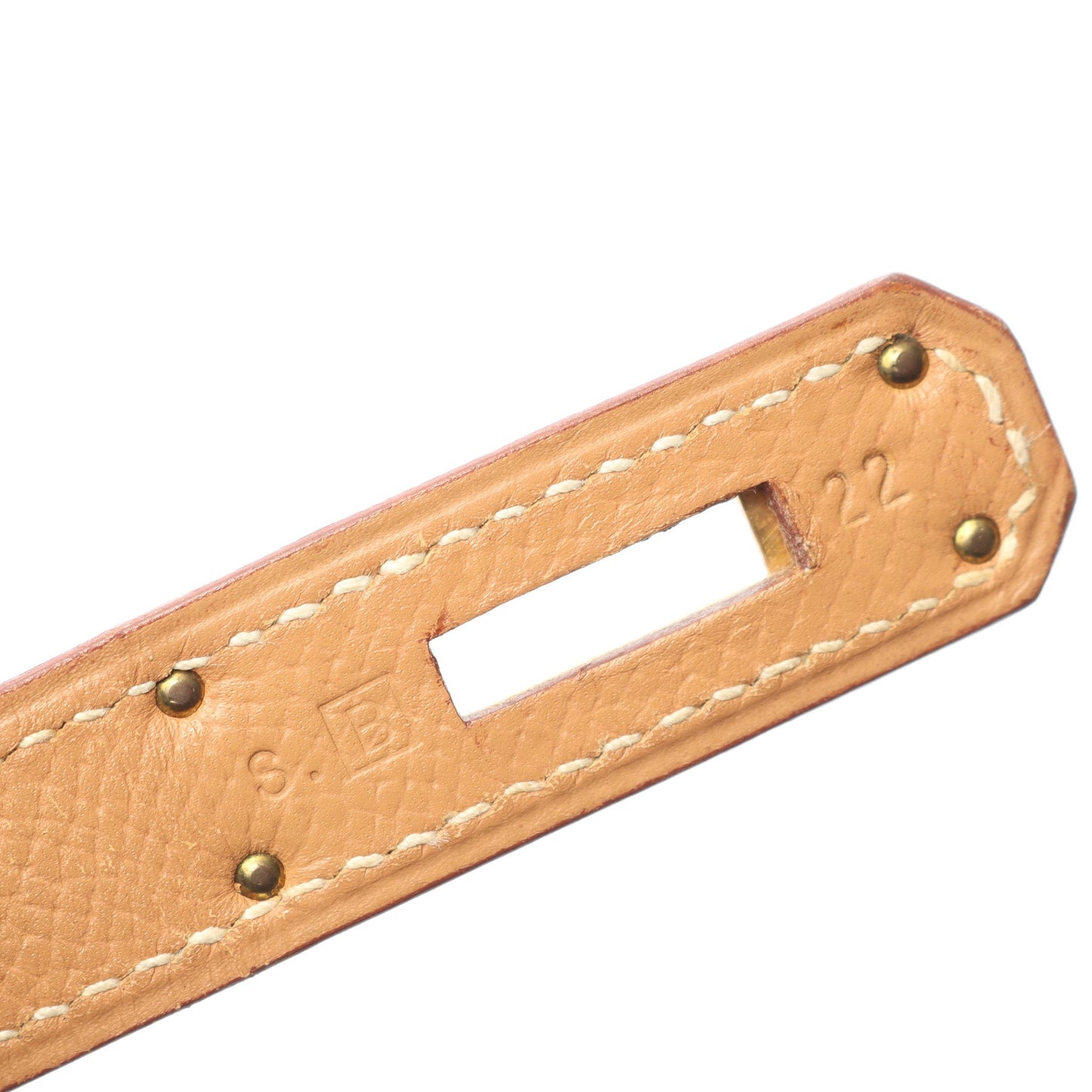 ケリー32 ナチュラル 外縫い 2WAY ハンドバッグ クシュベル ベージュ ゴールド金具 □B刻印 エルメス バッグ HERMES