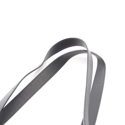 バックルホリゾンタル アナグラム ショルダーバッグ トートバッグ キャンバス レザー ブラック ロエベ バッグ LOEWE