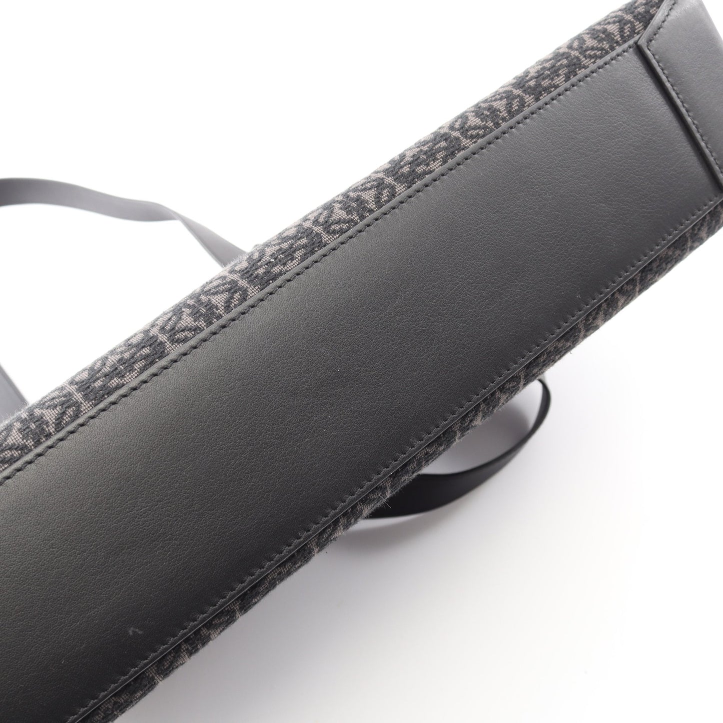 バックルホリゾンタル アナグラム ショルダーバッグ トートバッグ キャンバス レザー ブラック ロエベ バッグ LOEWE
