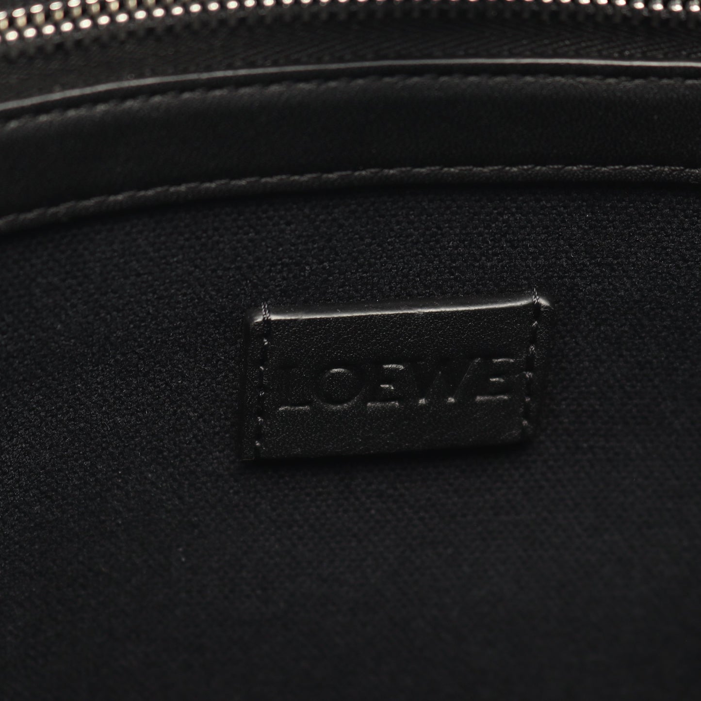 バックルホリゾンタル アナグラム ショルダーバッグ トートバッグ キャンバス レザー ブラック ロエベ バッグ LOEWE