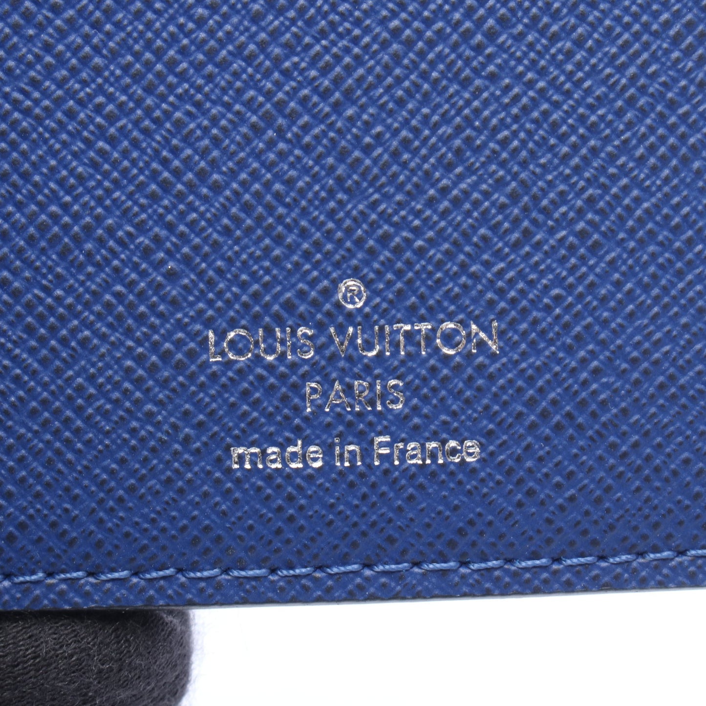 ポルトフォイユ ブラザ タイガラマ コバルトブルー 二つ折り長財布 レザー PVC ブルー ルイヴィトン 財布・小物 LOUIS VUITTON