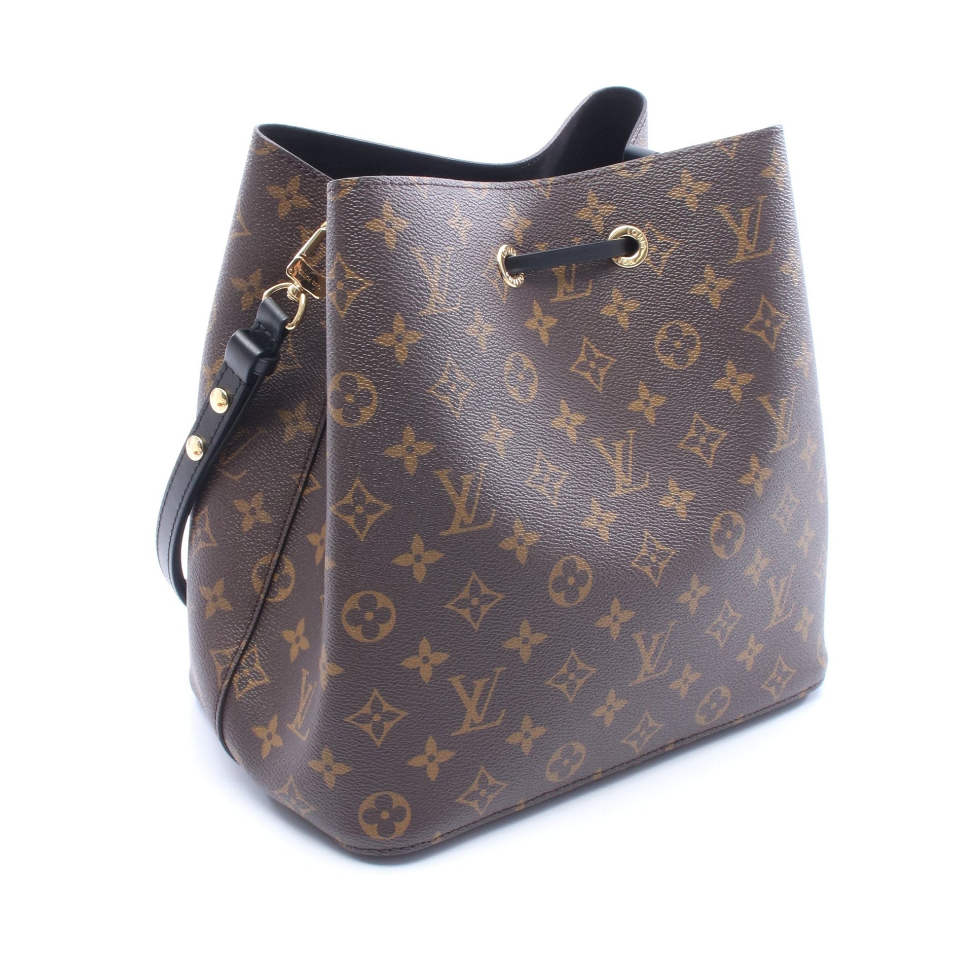 ネオノエ モノグラム ノワール ショルダーバッグ PVC レザー ブラウン ブラック ルイヴィトン バッグ LOUIS VUITTON