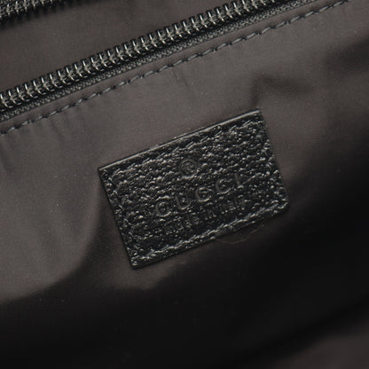 GGクリスタル ショルダーバッグ コーティングキャンバス レザー ブラック グッチ バッグ GUCCI