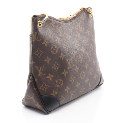 オデオン NM PM モノグラム ノワール ショルダーバッグ PVC レザー ブラウン ブラック ルイヴィトン バッグ LOUIS VUITTON