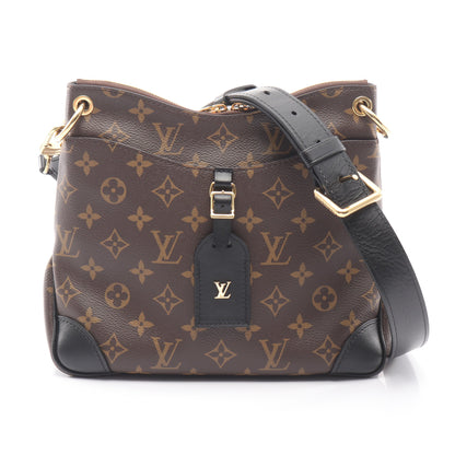 オデオン NM PM モノグラム ノワール ショルダーバッグ PVC レザー ブラウン ブラック ルイヴィトン バッグ LOUIS VUITTON