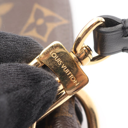 オデオン NM PM モノグラム ノワール ショルダーバッグ PVC レザー ブラウン ブラック ルイヴィトン バッグ LOUIS VUITTON