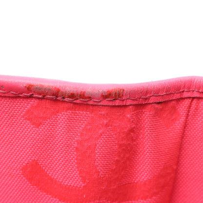 カンボンライン 二つ折り財布 レザー エナメルレザー ブラック シルバー金具 シャネル 財布・小物 CHANEL