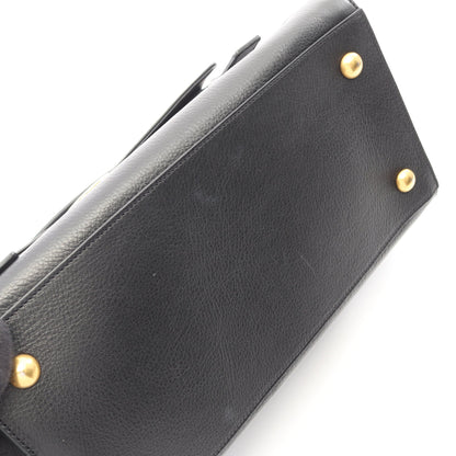ミューズトゥ 2WAY ハンドバッグ レザー ブラック サンローランパリ バッグ SAINT LAURENT PARIS