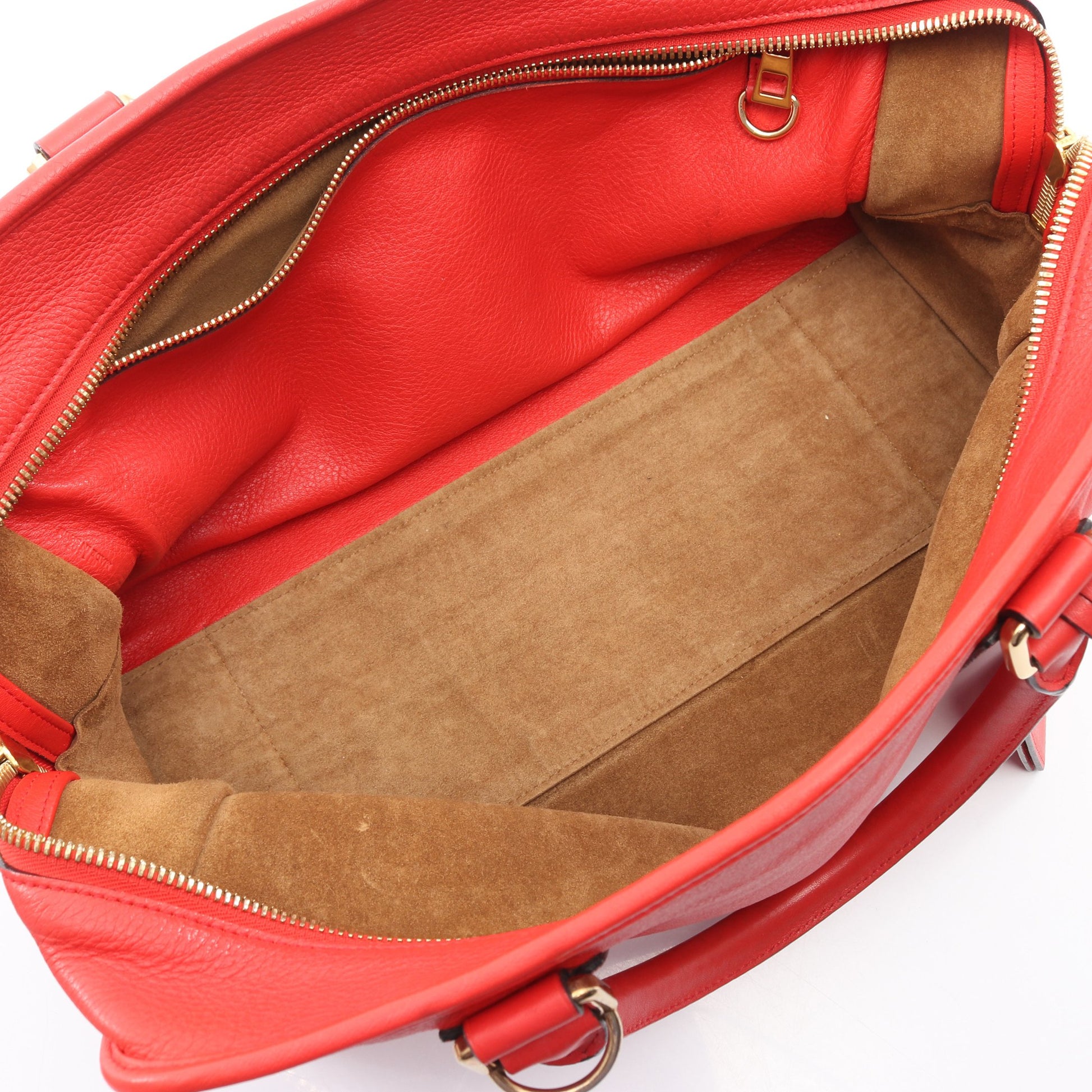 アマソナ36 2WAY ハンドバッグ レザー オレンジレッド ロエベ バッグ LOEWE