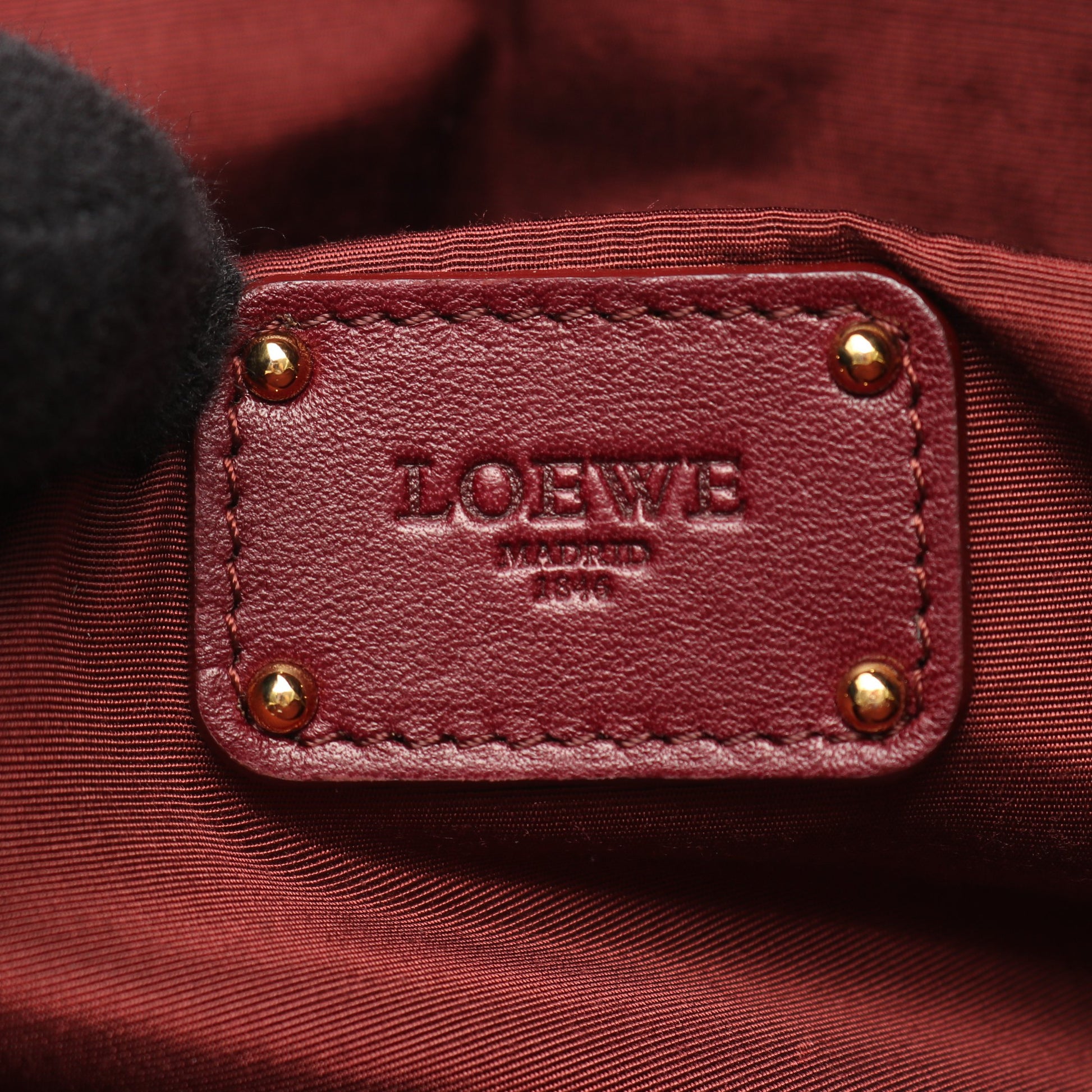 アマソナ36 ハンドバッグ キャンバス レザー グレーベージュ ホワイト ロエベ バッグ LOEWE