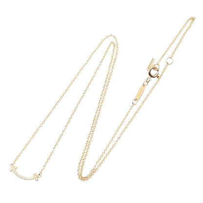 Tスマイル ミニ ダイヤ ネックレス ネックレス K18YG ダイヤモンド イエローゴールド クリア ティファニー アクセサリー TIFFANY & Co.