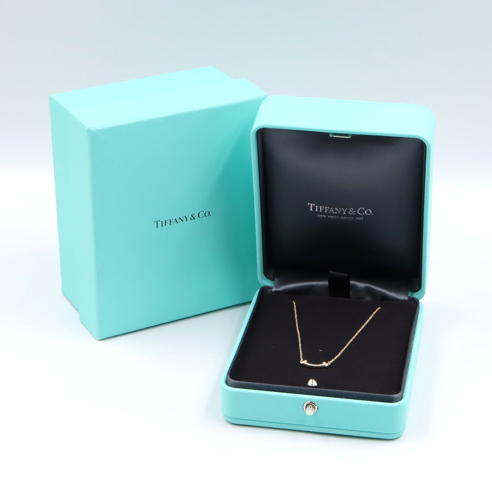 Tスマイル ミニ ダイヤ ネックレス ネックレス K18YG ダイヤモンド イエローゴールド クリア ティファニー アクセサリー TIFFANY & Co.