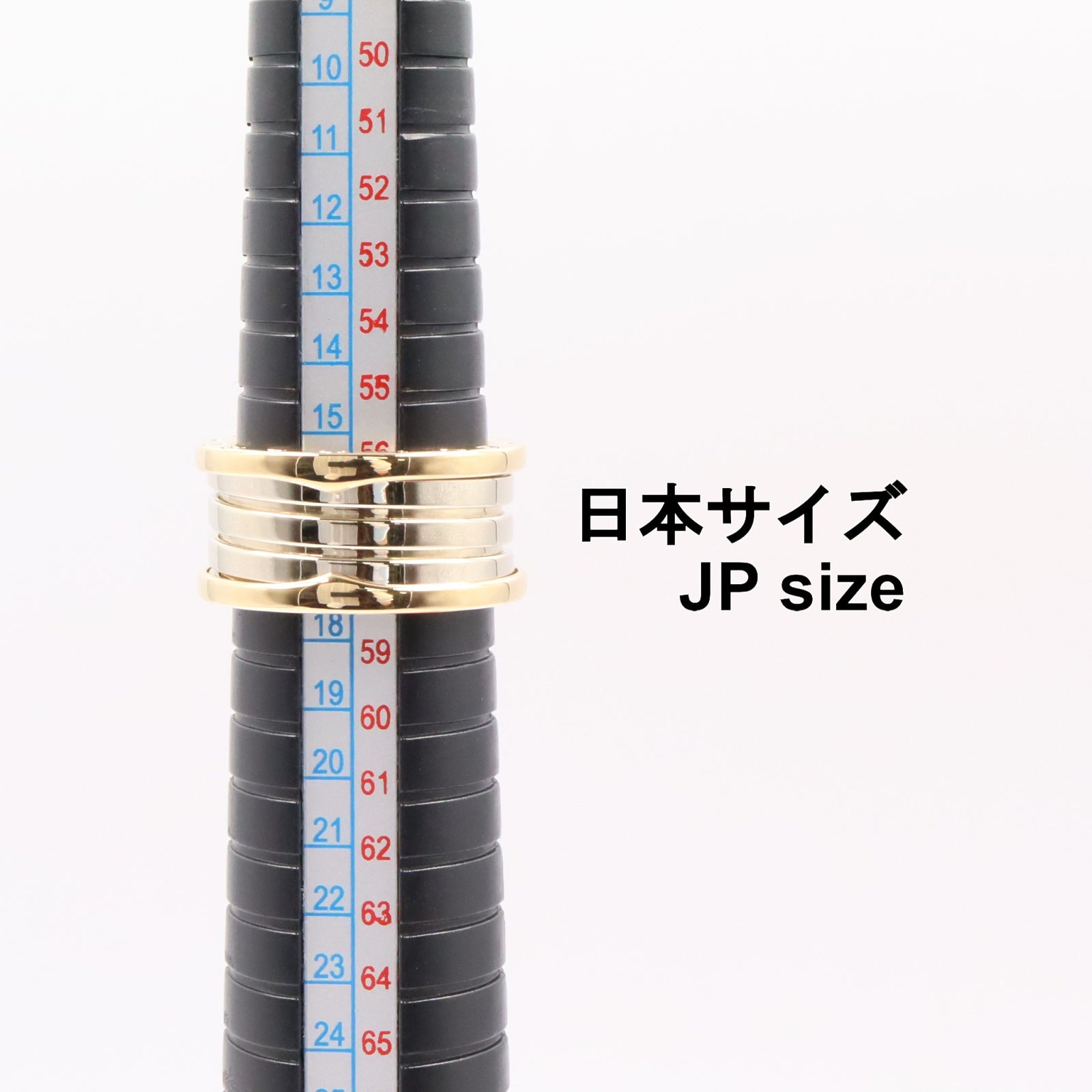 B-zero1 ビーゼロワン リング 4バンド リング 指輪 K18YG K18WG イエローゴールド ホワイトゴールド ブルガリ アクセサリー BVLGARI