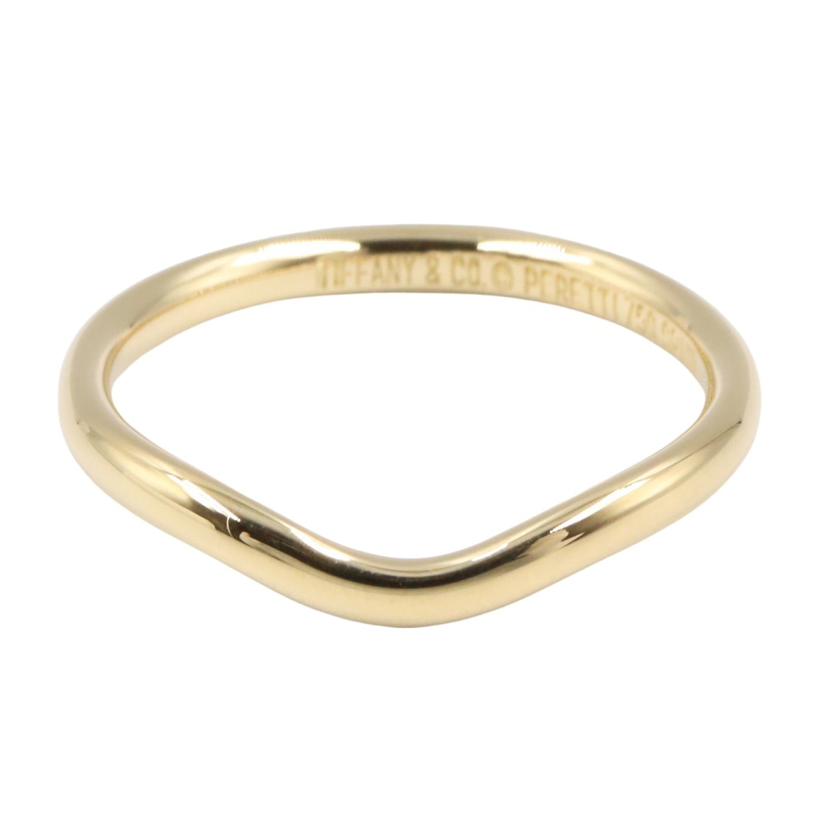カーブドバンド リング リング 指輪 K18YG イエローゴールド ティファニー アクセサリー TIFFANY & Co.