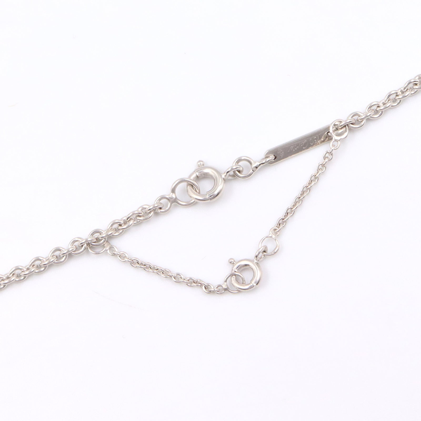 チェーン ネックレス ネックレス K18WG ホワイトゴールド カルティエ