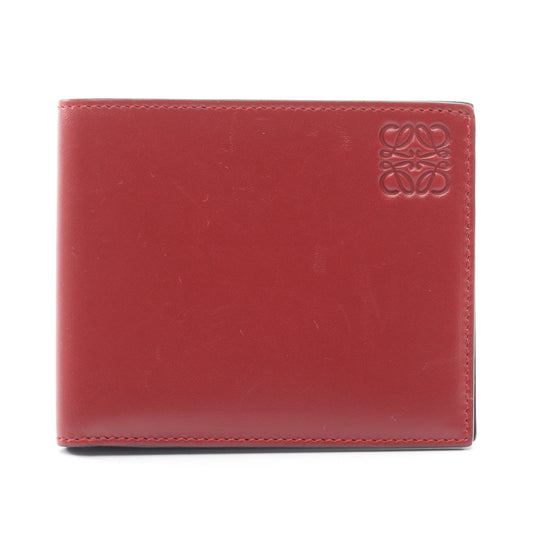 アナグラム 札入れ レザー レッドブラウン ロエベ 財布・小物 LOEWE