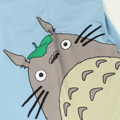 LOEWE × STUDIO GHIBLI となりのトトロ 半袖Tシャツ コットン ライトブルー ロエベ トップス LOEWE