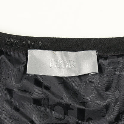 DIOR × PETER DOIG 中綿入り ノーカラージャケット ウール ブラック グレー ホワイト ディオール アウター DIOR