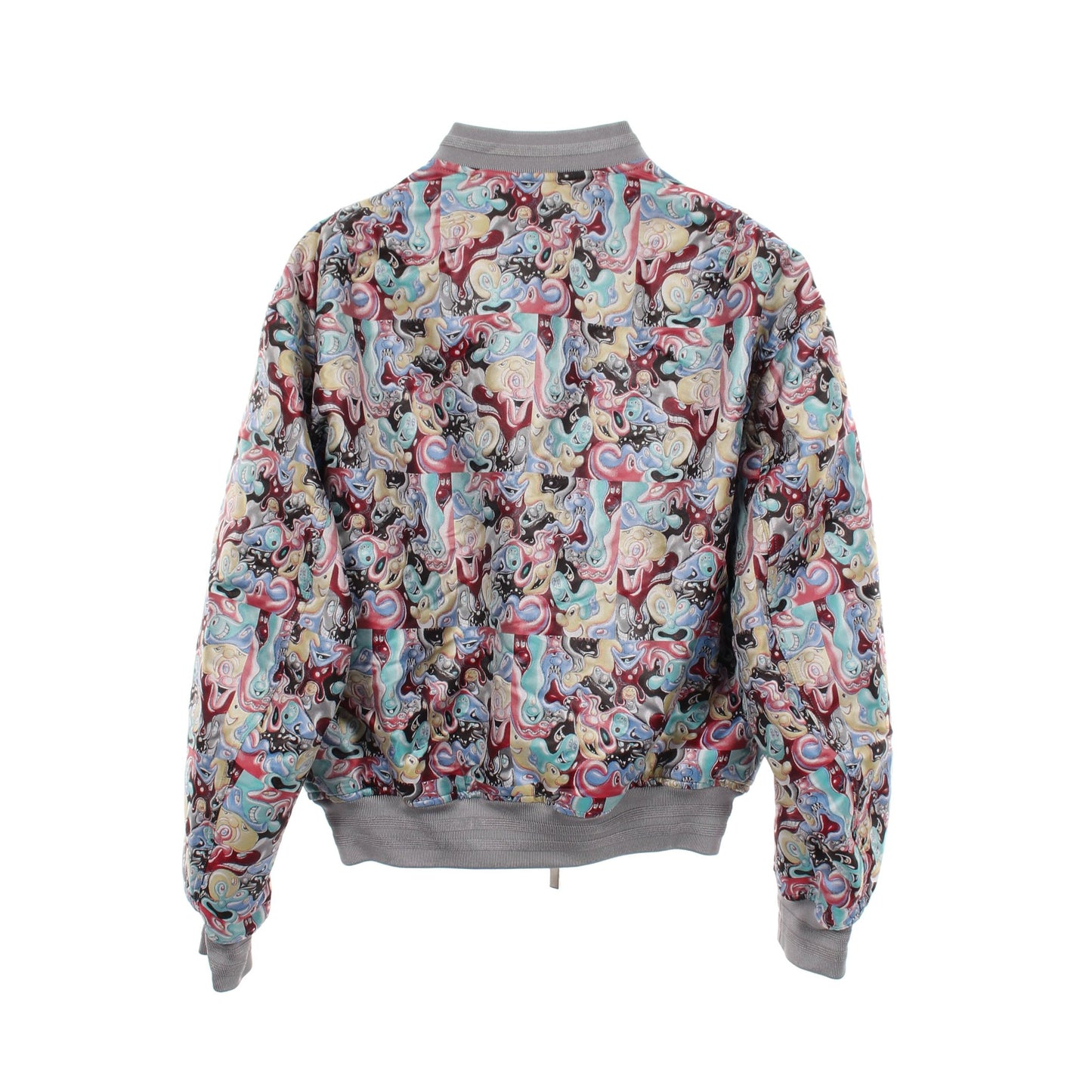 DIOR × KENNY SCHARF 総柄 ボンバージャケット ブルゾン グレー マルチカラー ディオールオム アウター Dior HOMME
