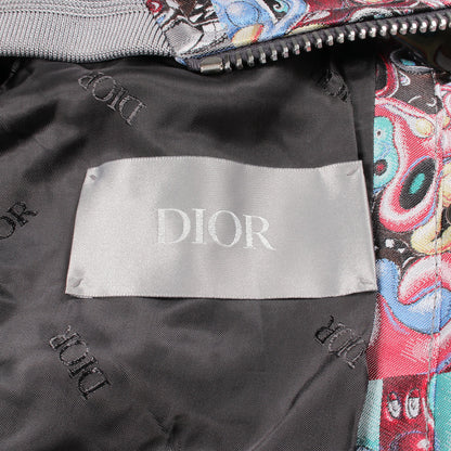 DIOR × KENNY SCHARF 総柄 ボンバージャケット ブルゾン グレー マルチカラー ディオールオム アウター Dior HOMME
