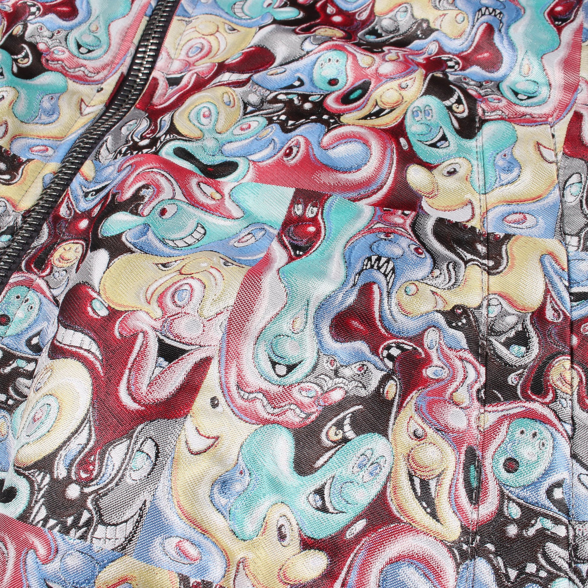DIOR × KENNY SCHARF 総柄 ボンバージャケット ブルゾン グレー マルチカラー ディオールオム アウター Dior HOMME