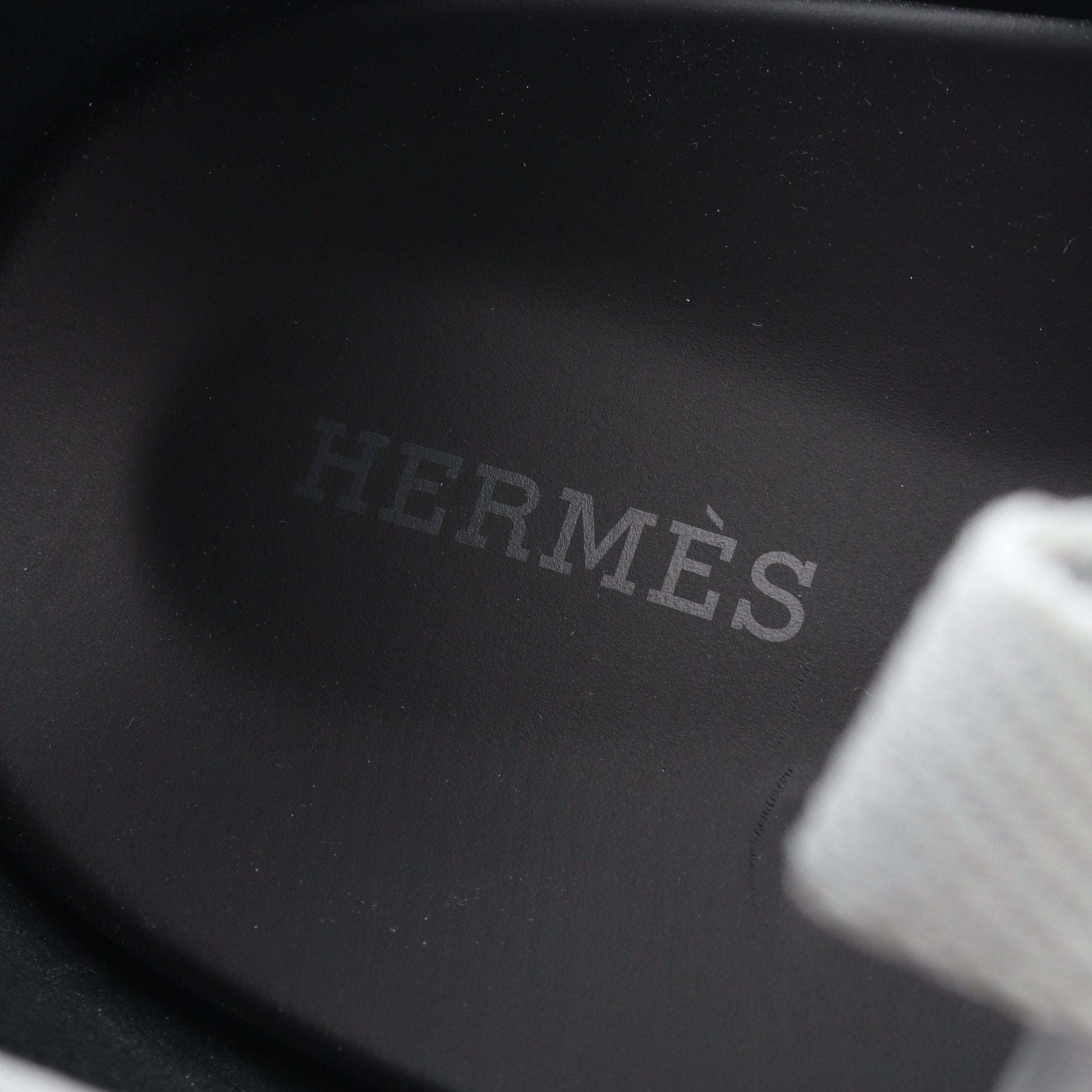 ジョルノ トングサンダル ファブリック レザー ライトグレー ブラウン エルメス シューズ HERMES