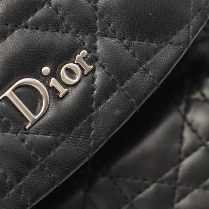 カナージュ バックパック リュックサック レザー ブラック クリスチャンディオール バッグ Christian Dior