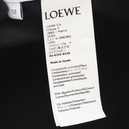 アナグラム ジャガード リバーシブル バケット ハット コットン ベージュ ネイビー ロエベ 財布・小物 LOEWE