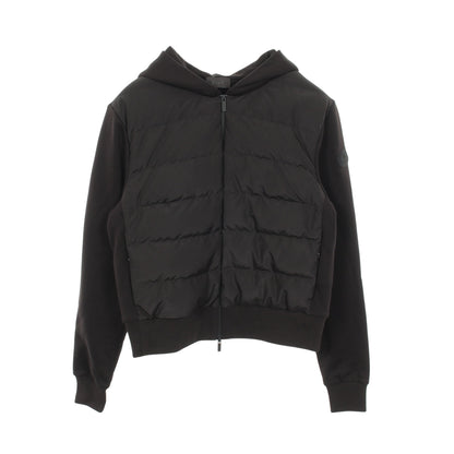 フード付き 切替 ダウンジャケット コットン ブラック モンクレール アウター MONCLER