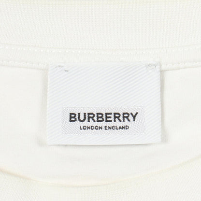 プリント 半袖Tシャツ コットン ホワイト ブラック バーバリー トップス BURBERRY