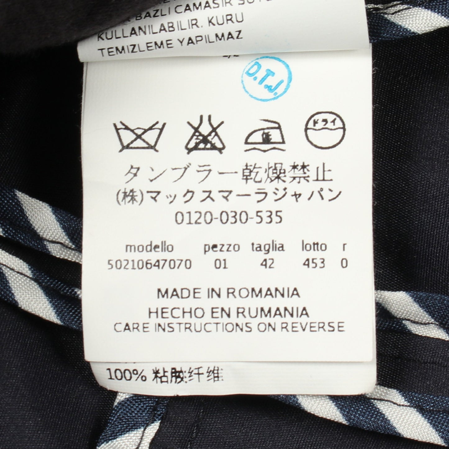 ダブルブレスト スプリングコート ネイビー マックスマーラウィークエンド アウター Max Mara Weekend