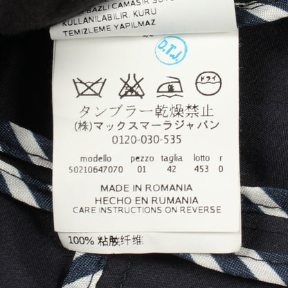 ダブルブレスト スプリングコート ネイビー マックスマーラウィークエンド アウター Max Mara Weekend