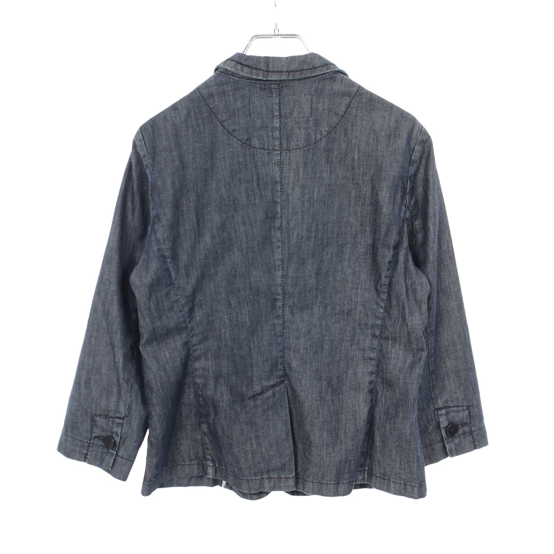 テーラードジャケット デニムジャケット コットン インディゴブルー マックスマーラウィークエンド アウター Max Mara Weekend