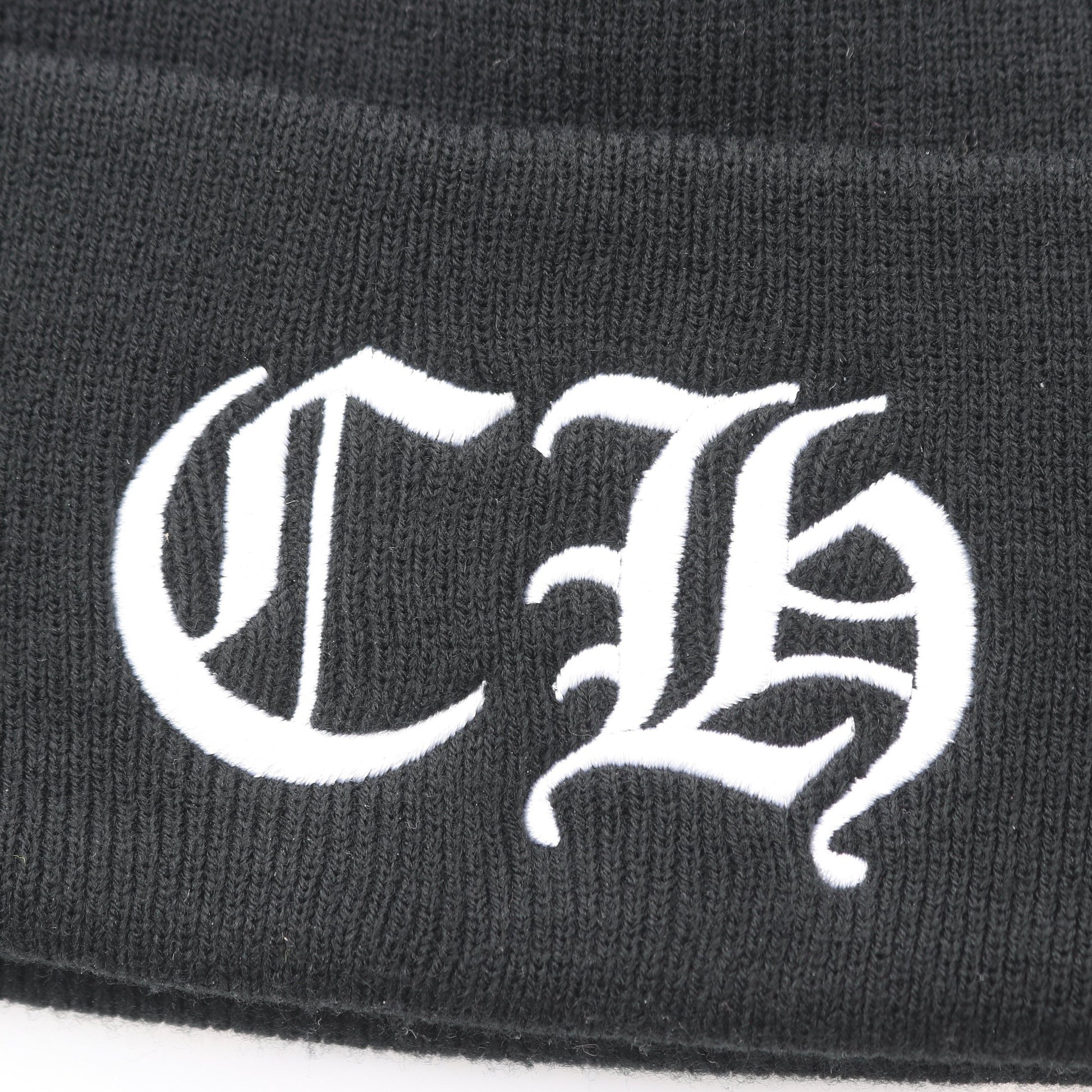 CHロゴ エンブロイダリー ニット帽 ビーニー ブラック クロムハーツ 財布・小物 Chrome Hearts