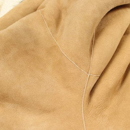 BEE刺繍 リバーシブル ボア ジャケット レザー ベージュ オフホワイト ブラック クリスチャンディオール アウター Christian Dior