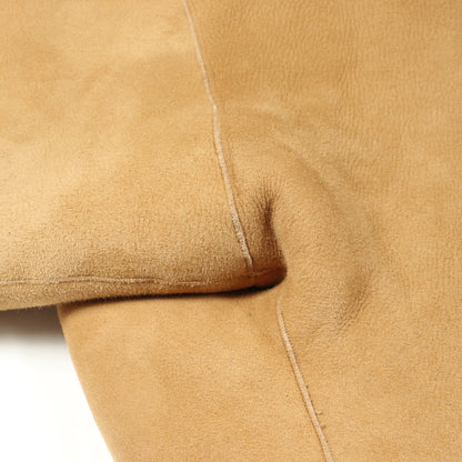 BEE刺繍 リバーシブル ボア ジャケット レザー ベージュ オフホワイト ブラック クリスチャンディオール アウター Christian Dior