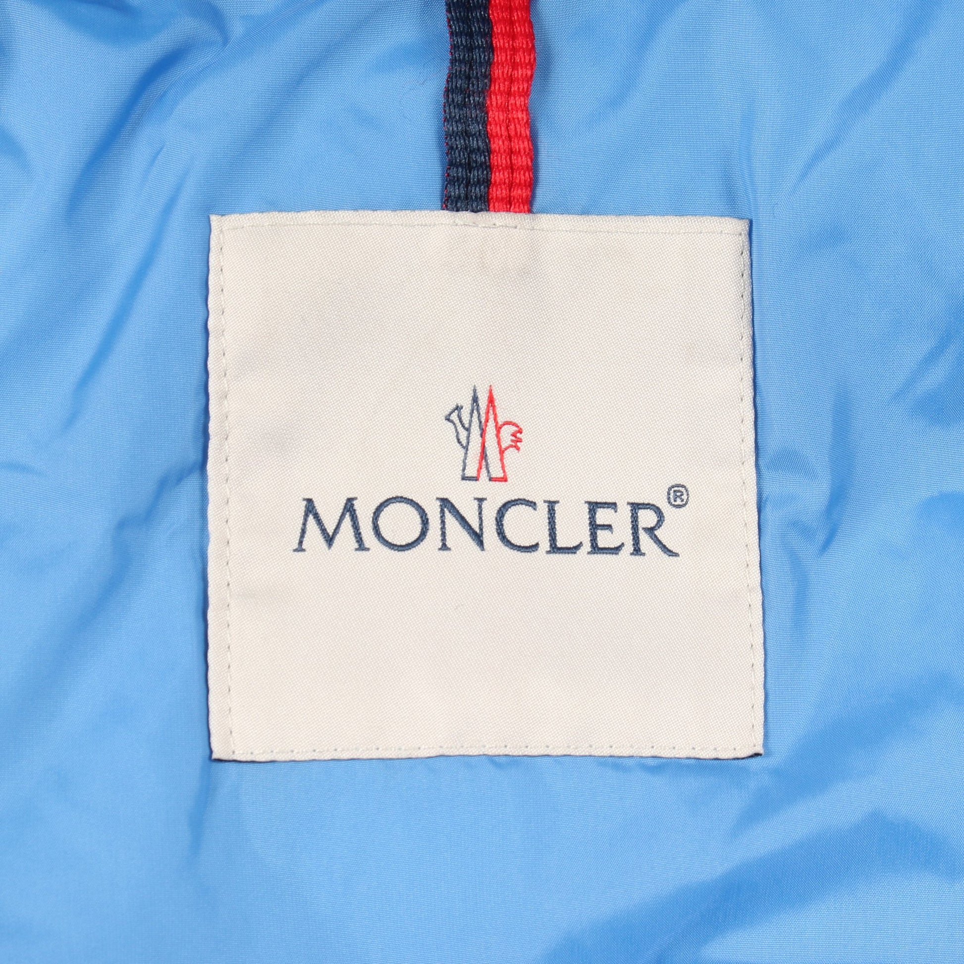 ABELLE キッズ ダウンコート ナイロン ブルー モンクレール アウター MONCLER