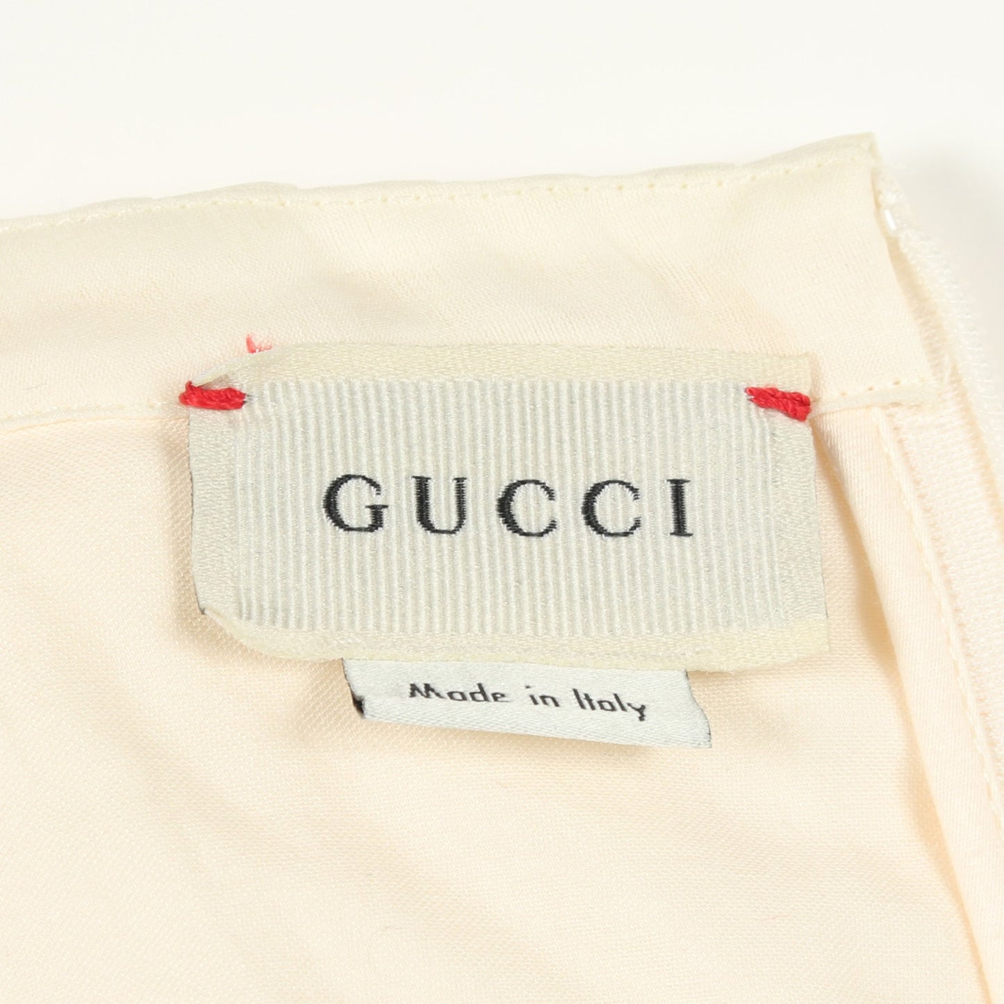 レース プリーツ キッズ ワンピース ナイロン レーヨン オフホワイト グッチ ワンピース GUCCI