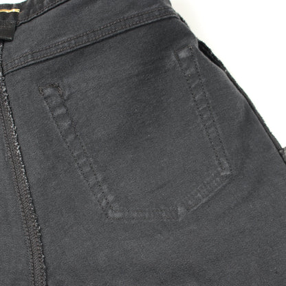スリム デニムパンツ コットン ブラック サンローランパリ ボトムス SAINT LAURENT PARIS