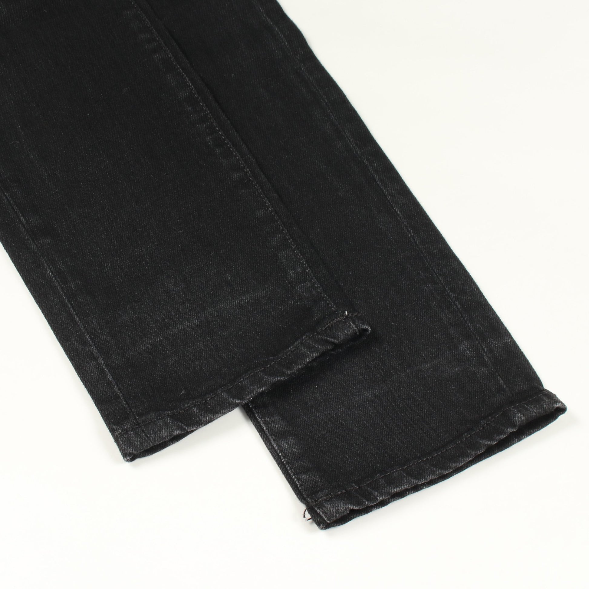 スリム デニムパンツ コットン ブラック サンローランパリ ボトムス SAINT LAURENT PARIS
