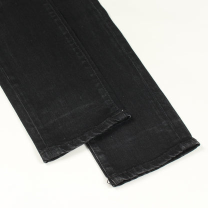 スリム デニムパンツ コットン ブラック サンローランパリ ボトムス SAINT LAURENT PARIS