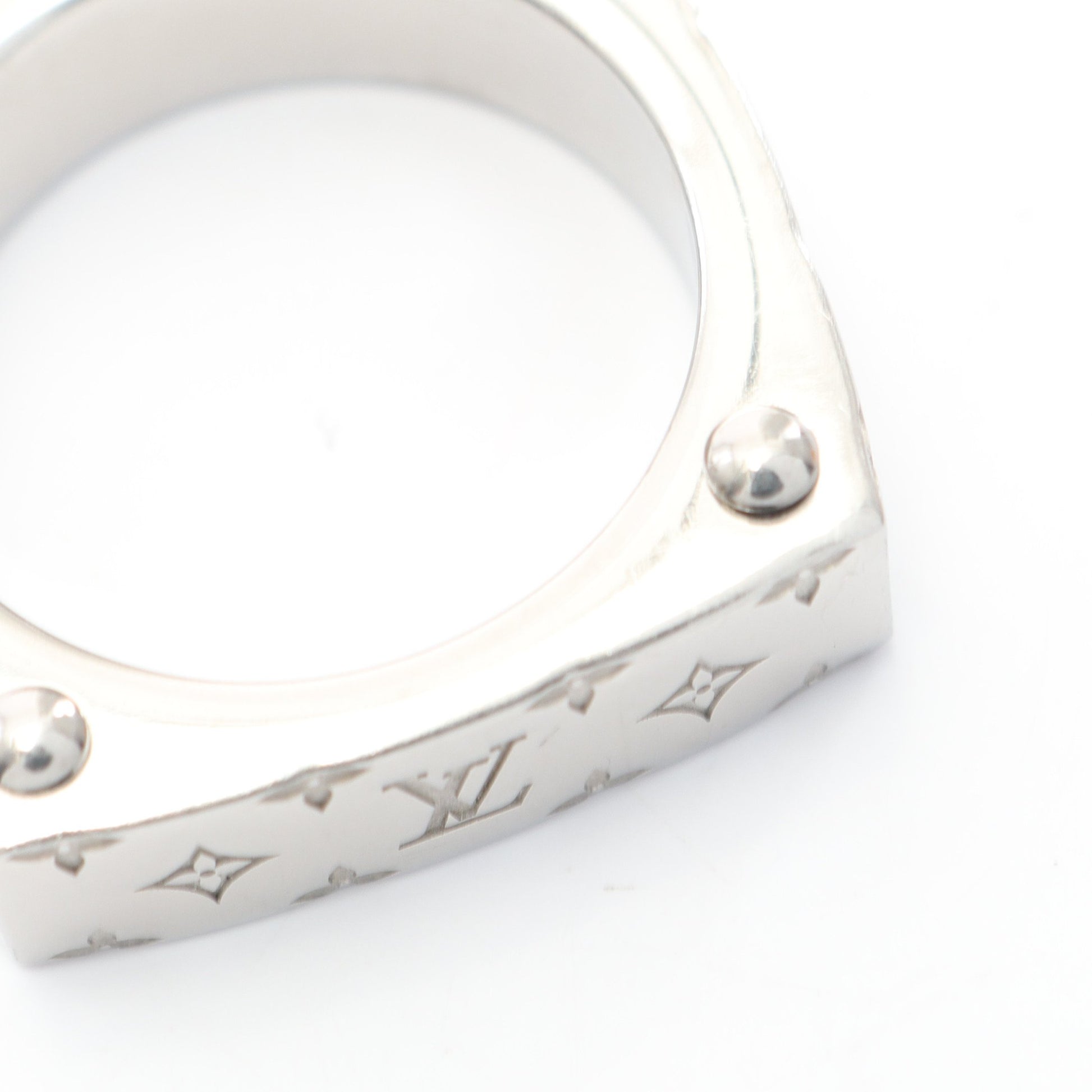 モノグラムボールド リング 指輪 シルバー ルイヴィトン アクセサリー LOUIS VUITTON